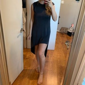 Asymmetricaltee shirt sleeveless dress